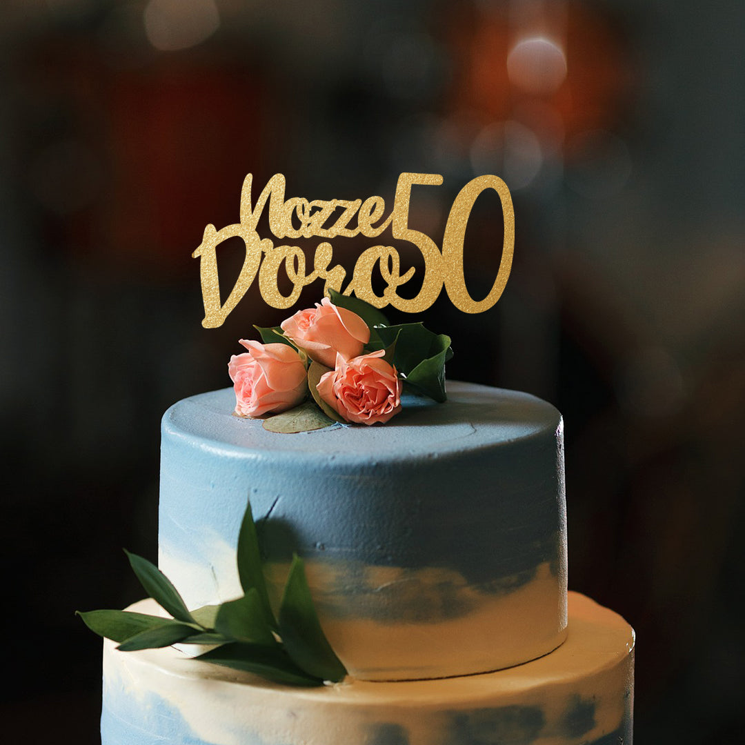 Cake Topper "Anniversario" V8 CT038